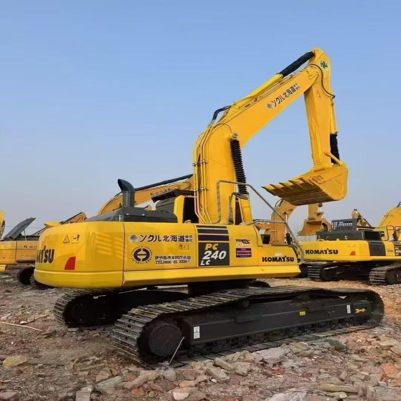 Excavadora Komatsu de segunda mão PC240 Excavadora de tipo médio de 24 toneladas
