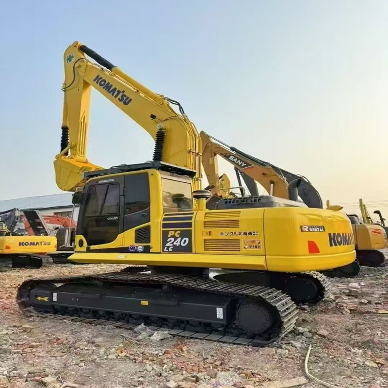 Excavadora Komatsu de segunda mão PC240 Excavadora de tipo médio de 24 toneladas