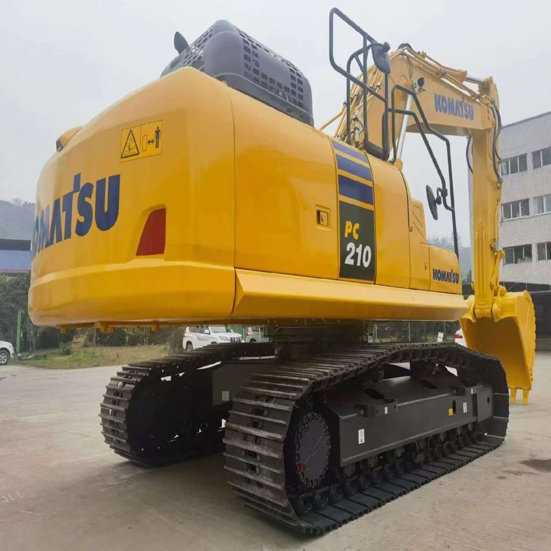 Excavadora Komatsu usada PC210 de segunda mão de 21 toneladas