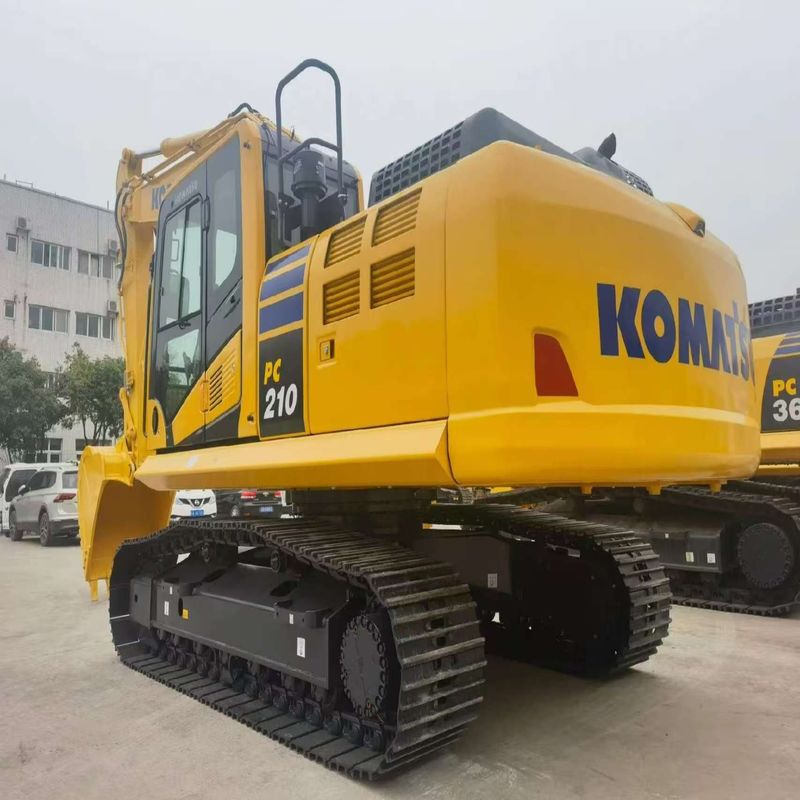 Excavadora Komatsu usada PC210 de segunda mão de 21 toneladas