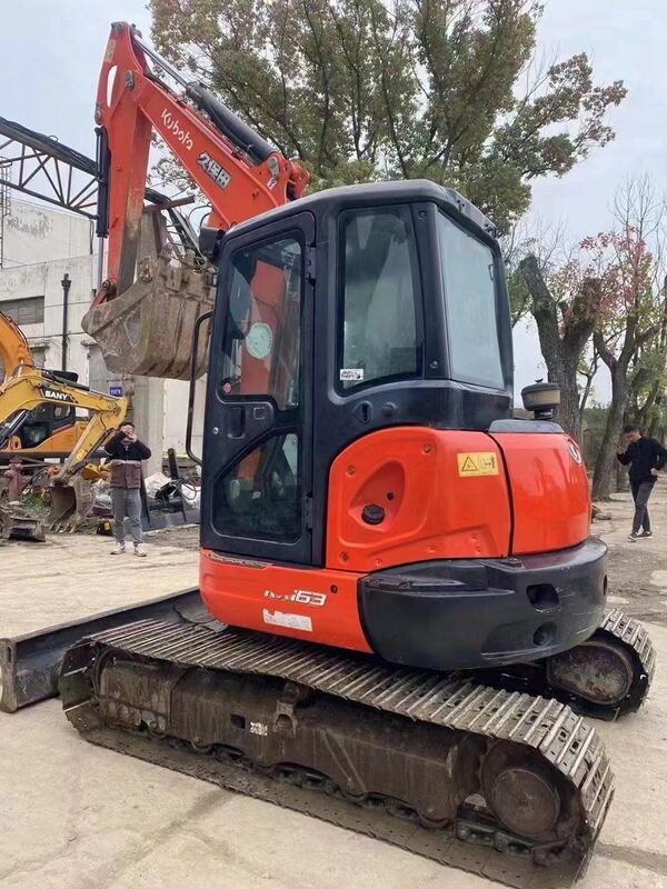Excavadora Kubota Digger KX163 de segunda mão de 5,5 toneladas Mini Excavadora de pequeno tipo 35,5kw