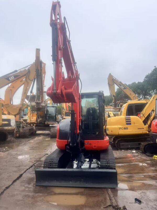 Excavadora Kubota Digger KX163 Usada 5,5 toneladas Pequena Excavadora Mini Crawler 35,5kw com balde de 0,19m3