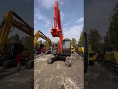 Hitachi EX120 Excavadora Usada Excavadora Máquina de Segunda Mão Excavadora 12 toneladas