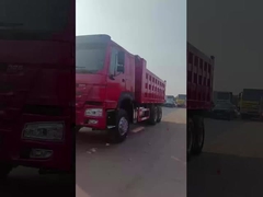 6x4 Diesel Usado Carrinho de Limpeza Tipper Nova marca Howo 336hp